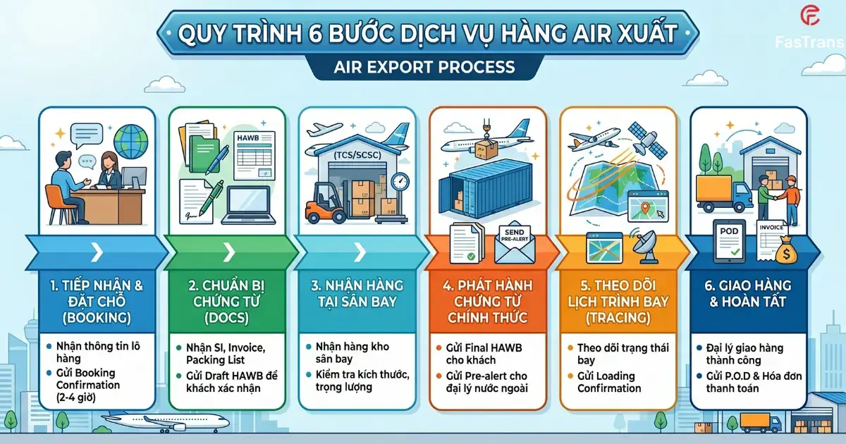 Fastrans xây dựng quy trình làm hàng trọn gói từ A-Z Fastrans xây dựng quy trình làm hàng trọn gói từ A-Z