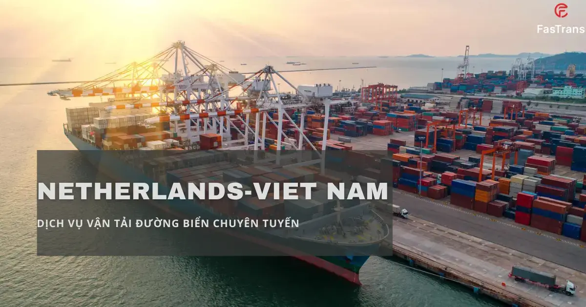 Fastrans có thế mạnh tuyến vận tải biển Việt Nam-Hà Lan